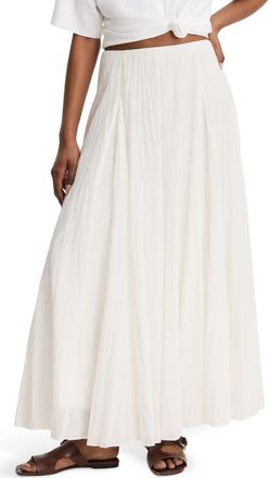 Vince Crinkled Maxi Skirt in Off White at Nordstrom, Size Xx-Small