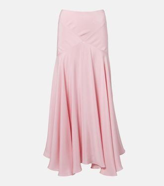 Rodarte Gonna midi in cr&ecirc;pe di seta