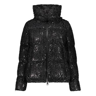Herno Down Jackets, female, Black, S, Short down jacket