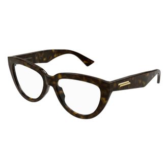Bottega Veneta Glasses, female, Brown, Size: 54 MM New Classic Frame