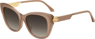 Etro 0062/F/S Asian Fit FWM/86 Womens Sunglasses Brown Size 55