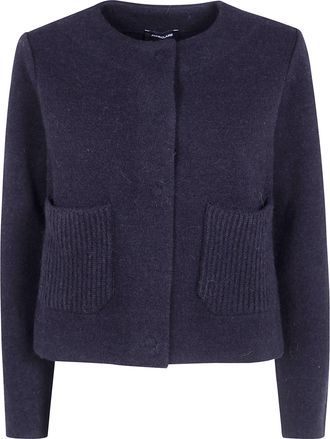 Anneclaire Jacket Knitted Round Neck