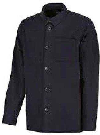 Barbour Marineblauwe Stone-Washed Overshirt met Zakken - Heren - Casual Overhemden - Blauw - XL - Katoen - Overhemden