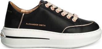 Alexander Smith Lancaster sneakers met plateauzool - Zwart