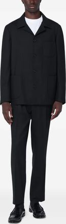 Santaniello button-down suit - Black