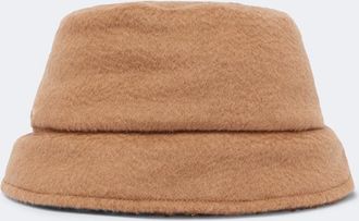 Max Mara Reversible camel hair and silk bucket hat