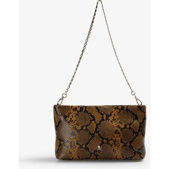 Scalpers Snake Bag in Brown at Nordstrom