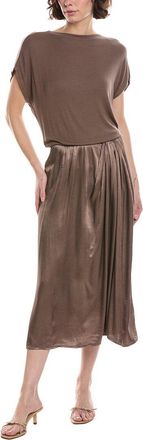 Michael Stars Siobhan Twist Front 2-In-1 Midi Dress