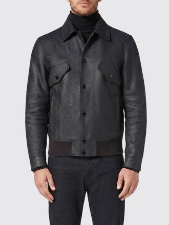 Billionaire Boys Club Python Print Lambskin Bomber Jacket