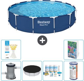 Bestway Piscina Bestway Steel Pro Redonda - 396x84 Cm - 7-piezas S208