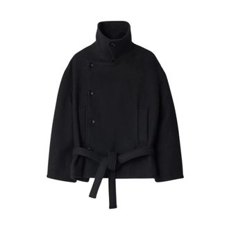 Christophe Lemaire Dames, Mantels, Zwart, Maat: M Katoen