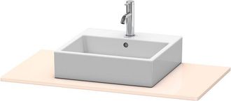 Duravit Consola Duravit Xsquare 060e, 1000x 550 Mm, 1 Recorte, Color (frente/cuerpo): Perla De Albaricoque Laca De Alto Brillo - Xs060e01010