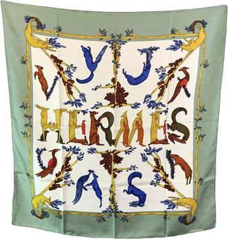 Herm&egrave;s Silk Scarf Carre 90 (Authentic Pre-Loved)