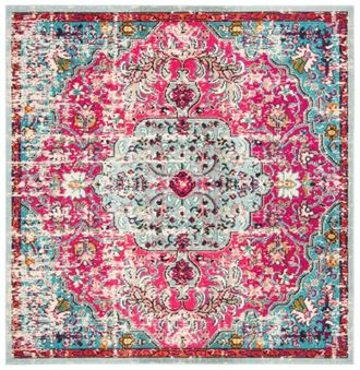 Safavieh Alfombra fucsia/teal 201 x 201 cm