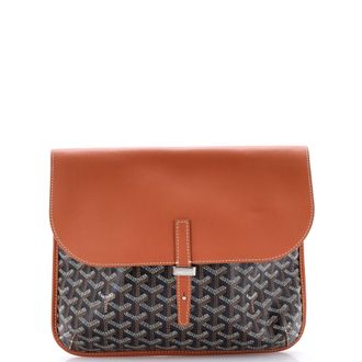 Goyard Coursier Messenger Bag Coated Canvas and Leather
