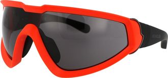 Moncler Unisex Sunglasses Orange Acetate