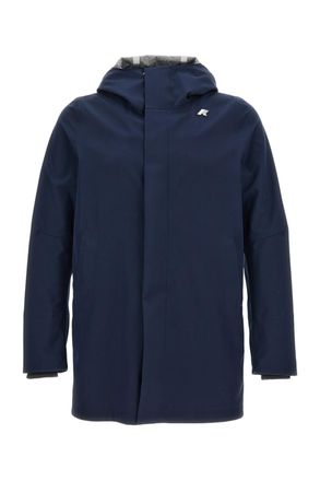 K-Way Hooded Minimalist Jacket with Drawstring