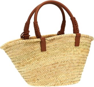 Alanui Womens Icon Palm Leaf Big Tote Brown Acrylic Straw With