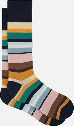 Paul Smith Mens PAUL SMITH MAREK STRIPE SOCK MULTI STRIPE - Size: 2.5/3/3.5/4/4.5/5/11.5/11/10.5/10/14.5/14/13.5/13/12.5/12/8.5/9/9.5/16/15.5/15/5.5/6/6.5/7/7.5