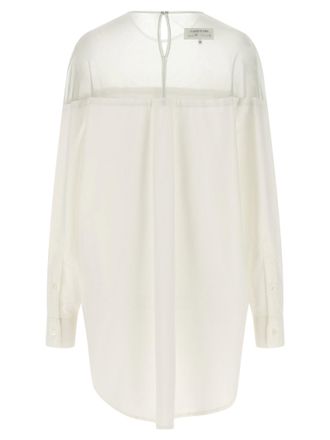 Maison Margiela Tulle Insert Shirt - White