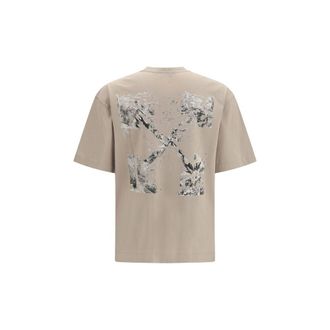 Off-white Mens Beige Cotton Sportswear Clothing