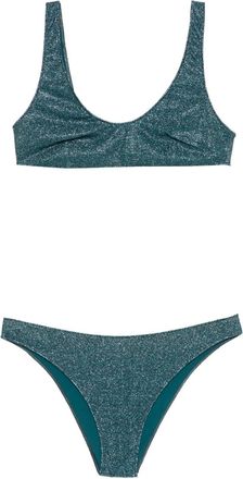 Os&eacute;ree Bikini con scollo ampio - Blu