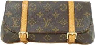 Louis Vuitton Pre-owned Cross Body Bags, female, Brown, Size: ONE SIZE Pre-owned Monogram Fanny Pack Pochette