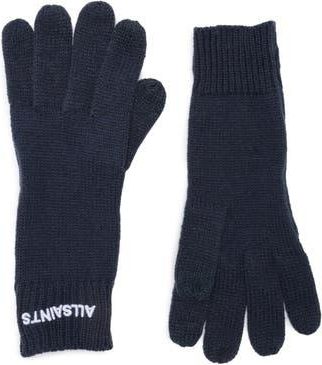 AllSaints Logo Gloves in Collegiate Blue at Nordstrom Rack