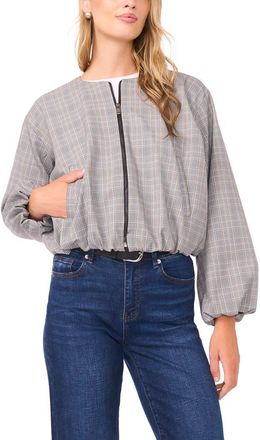 Vince Camuto Bubble Crop Jacket in Rich Black at Nordstrom, Size Xx-Small