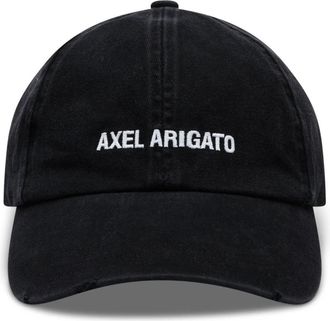 Axel Arigato AA Logo Cap - unisex - Petten - Zwart - ONE Size - Katoen - Accessoires