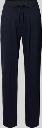 Monari Jogpants mit elastischem Bund und Tunnelzug in Marine, Gr&ouml;&szlig;e 34