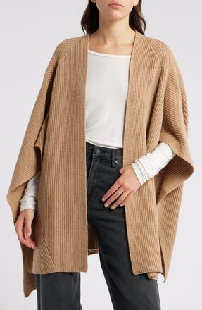 AllSaints Travelling Ruana in Cotina Beige at Nordstrom
