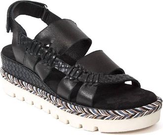 Jambu Womens Delight Wedge Sandal In Black