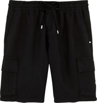 Vilebrequin Baie Bermuda Shorts - Heren - Korte Broeken - Zwart - 2XL - Linnen - Korte Broeken