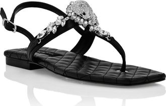 Philipp Plein Flat Sandals Women Women in Black at Nordstrom, Size 36