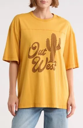 Junk Food Out West Graphic Tee in Honey at Nordstrom Rack, Size Small/medium