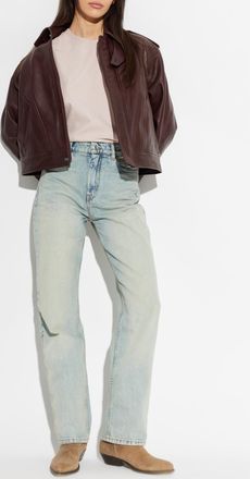 Golden Goose T-shirt With Logo, Womens, Pink