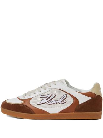 Karl Lagerfeld Kandidate signia embroidered sneakers - Brown