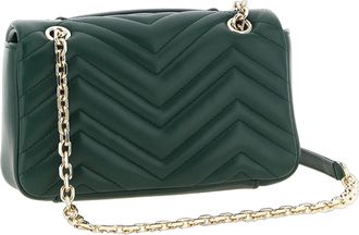 Gucci Womens Bicolor Lamb Leather Shoulder Bag