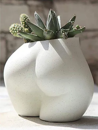 OEM Maceta Con Un Dise&ntilde;o Bonito Y Divertido, De Resina, Para Interiores Con Orificios De Drenaje, Ideal Para Plantas De Interior Y Suculentas