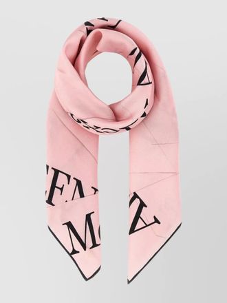 Alexander McQueen origami print silk square scarf