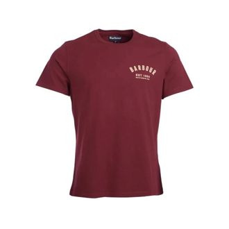 Barbour Hombre, Camisetas, Rojo, Talla: M