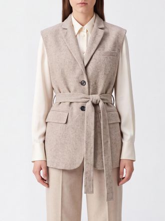 Antonelli Gilet sartoriale monopetto in lana vergine con cintura