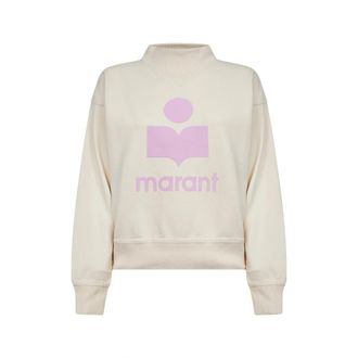 Isabel Marant Moby Sweatshirt - Dames - Sweatshirts - Roze - S - Katoen - Hoodies & sweatvesten