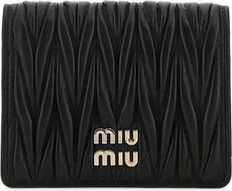Miu Miu Black Leather Wallet