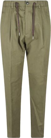 Herno Pantalones Chinos - Trousers - Hombre - Verde - M