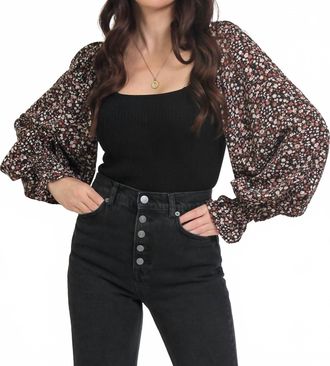 Promesa Sweet Abundance Bodysuit In Black