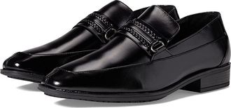 Stacy Adams Aberdeen Slip-On Loafer Mens Shoes Black : 7.5 M, Leather/Synthetic
