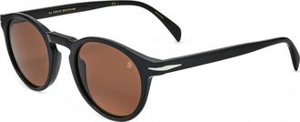 David Beckham Mens DB1036 S 49 807 Sunglasses - Black - One Size
