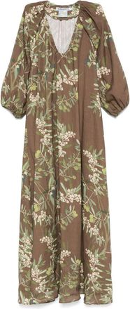Bernadette Georgio Maxi Dress - Womens - Linen/Flax